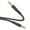 Кабель Hoco UPA24 AUX Jack 3.5 мм до Jack 3.5 мм 1 м Black (6931474789136)