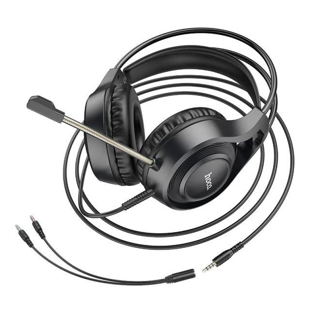 Навушники Hoco W106 Jack 3.5 mm Black (6931474789297)