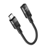 Адаптер OTG Hoco U107 USB C to Lightning Black (6931474789983)