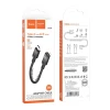 Адаптер OTG Hoco U107 USB C to Lightning Black (6931474789983)