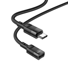 Адаптер Hoco U107 OTG USB C to USB C 3A 1.2m Black (6931474789990)