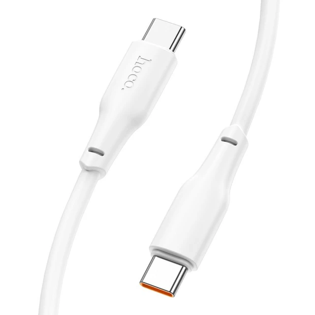Кабель Hoco X93 USB-C to USB-C 3A 100W 1 м White (6931474790712)