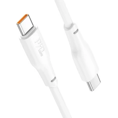 Кабель Hoco X93 USB-C to USB-C 3A 100W 1 м White (6931474790712)