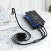 Кабель 3в1 USB A до Lightning / Micro USB / USB C Hoco 2A 1 м X78 Black (6931474791290)