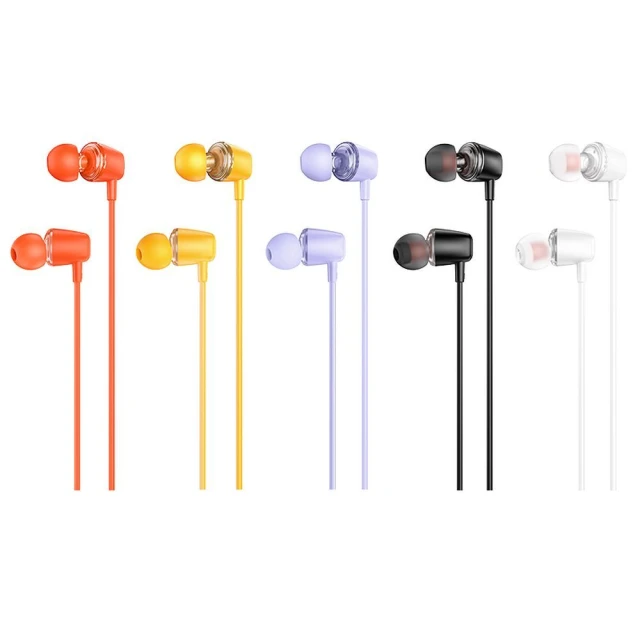 Навушники Hoco M107 провідні вакуумні Jack 3.5 mm Black (6931474794550)