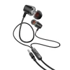 Навушники Hoco M107 провідні вакуумні Jack 3.5 mm Black (6931474794550)