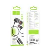 Навушники Hoco M107 провідні вакуумні Jack 3.5 mm Black (6931474794550)