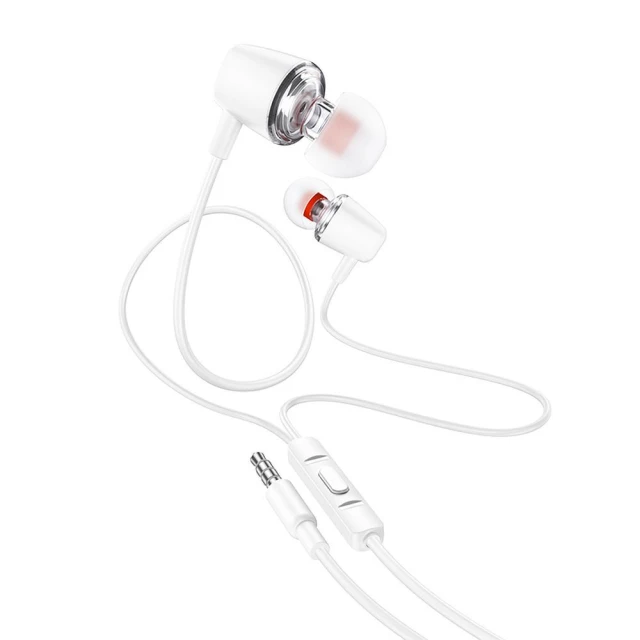 Наушники Hoco M107 Jack 3.5 mm White (6931474794567)