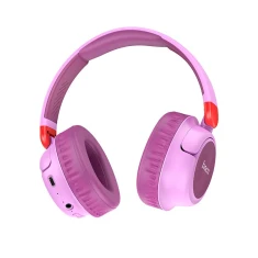 Навушники бездротові накладні Hoco W43 Purple (6931474794659)