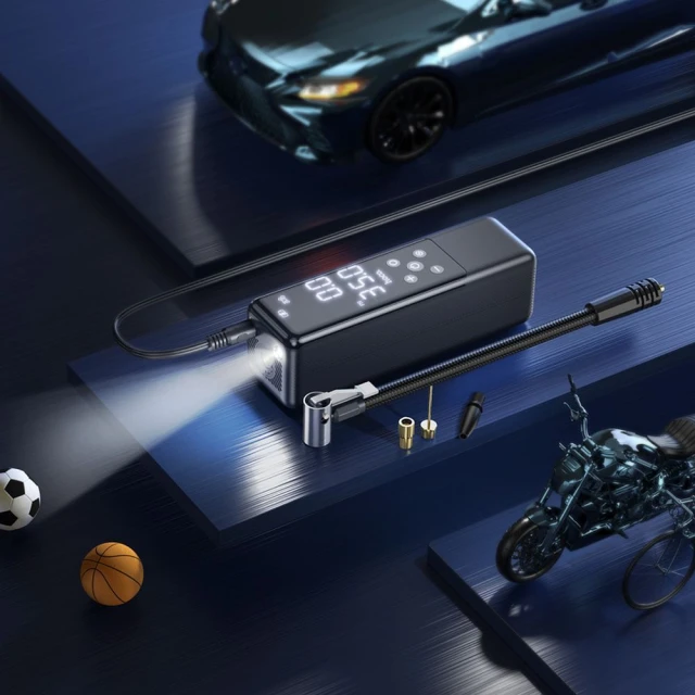 Автомобільний компресор Hoco ZP5 Black (6931474795526)