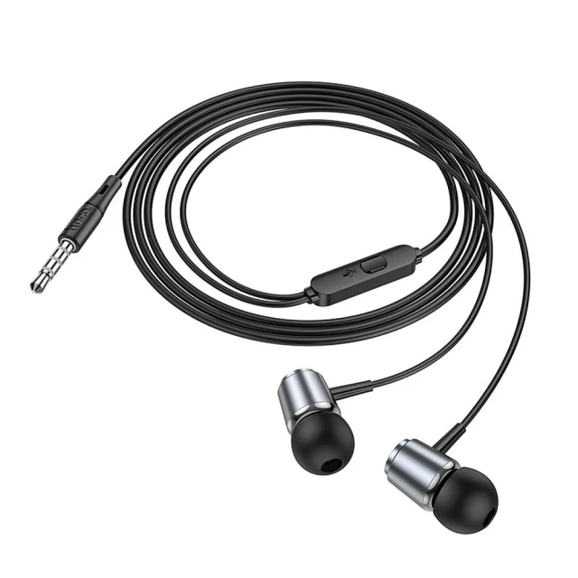 Наушники Hoco M108 Jack 3.5 mm Grey (6931474797575)