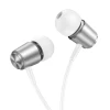 Навушники Hoco M108 Jack 3.5 mm Silver (6931474797582)