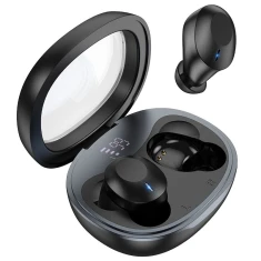 Навушники бездротові вкладиші Hoco TWS EQ3 Black (6931474798558)