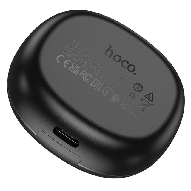 Наушники беспроводные вкладыши Hoco TWS EQ3 Black (6931474798558)