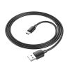 Кабель USB-A to USB-C Hoco X96 PD 2.4A 27W 1m Black (6931474799081)