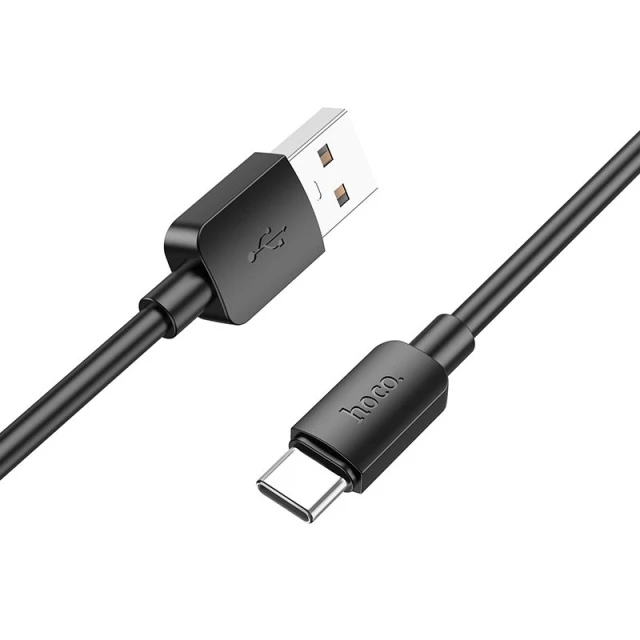 Кабель USB-A to USB-C Hoco X96 PD 2.4A 27W 1m Black (6931474799081)