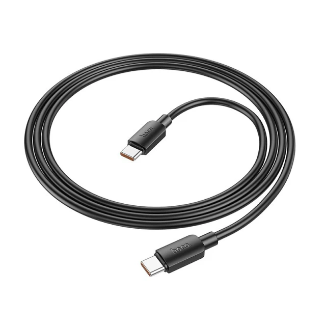 Кабель USB-C to USB-C Hoco X96 PD 6A 100W 1m Black (6931474799142)