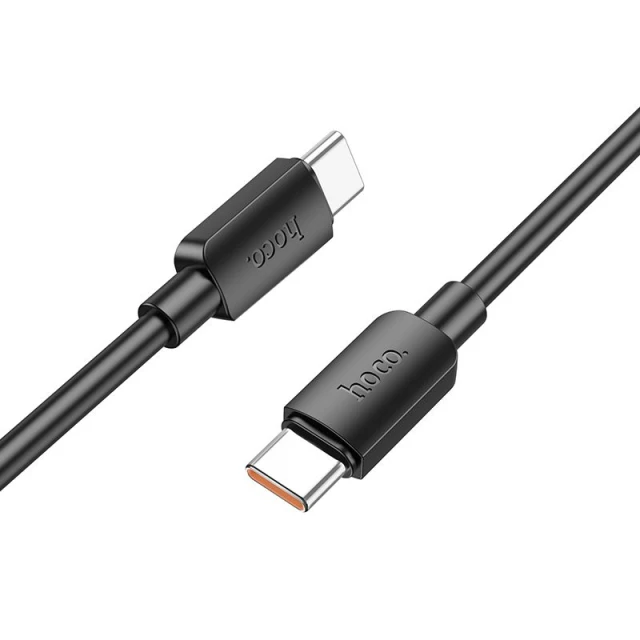 Кабель USB-C to USB-C Hoco X96 PD 6A 100W 1m Black (6931474799142)