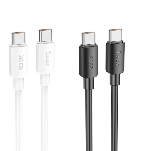 Кабель USB-C to USB-C Hoco X96 PD 6A 100W 1m White (6931474799159)