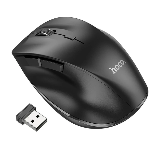 Миша бездротова Hoco 2.4G 1600 dpi GM24 Black (6931474799432)
