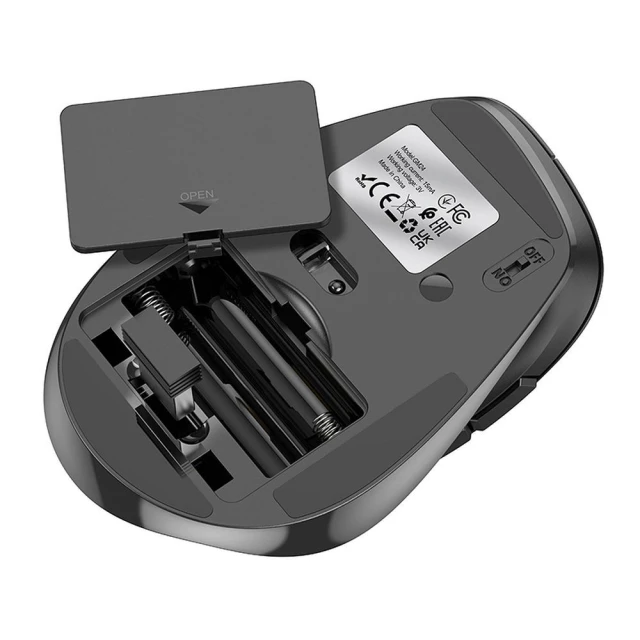 Миша бездротова Hoco 2.4G 1600 dpi GM24 Black (6931474799432)