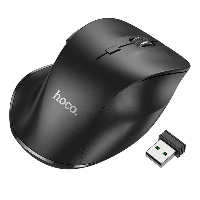 Миша бездротова Hoco 2.4G 1600 dpi GM24 Black (6931474799432)