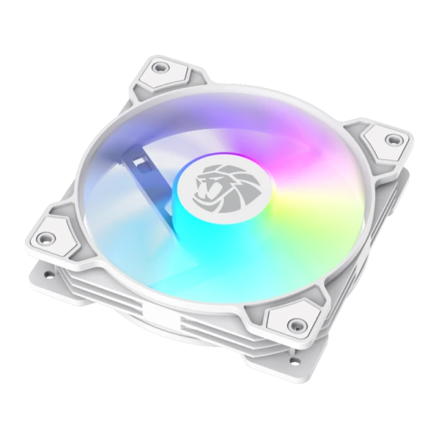 Вентилятор для корпусу Gamemax FN12A-S5 120 мм White (6931858738156)