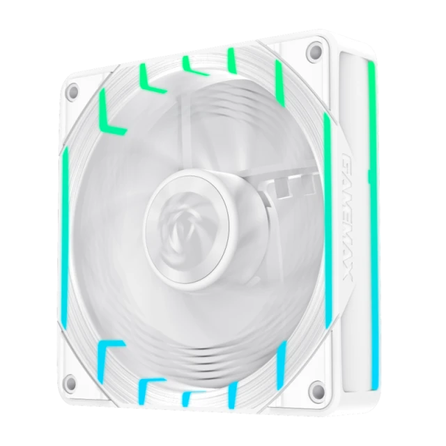 Вентилятор для корпусу Gamemax TORNADO T12 ARGB-R 120 мм White (6931858738361)