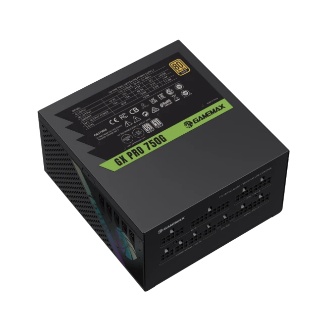 Блок живлення Gamemax GX PRO 750G 750 Вт Gold модульний (6931858767620)