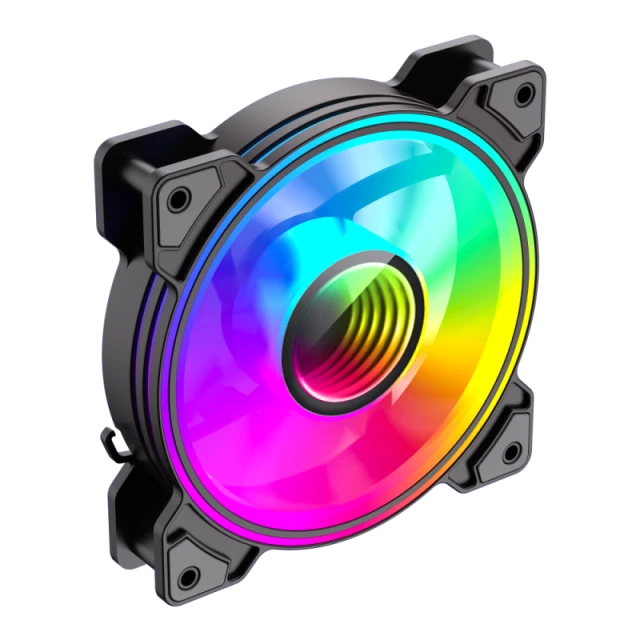 Вентилятор Gamemax DUAL RING INFINITY 120 мм Black (6931858791243)