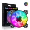 Вентилятор Gamemax DUAL RING INFINITY 120 мм Black (6931858791243)