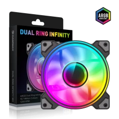 Вентилятор Gamemax DUAL RING INFINITY 120 мм Black (6931858791243)