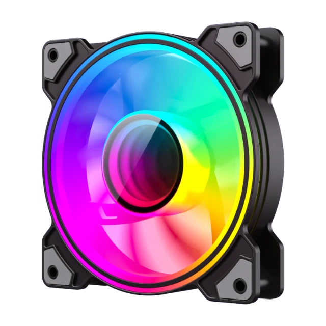 Вентилятор Gamemax DUAL RING INFINITY 120 мм Black (6931858791243)