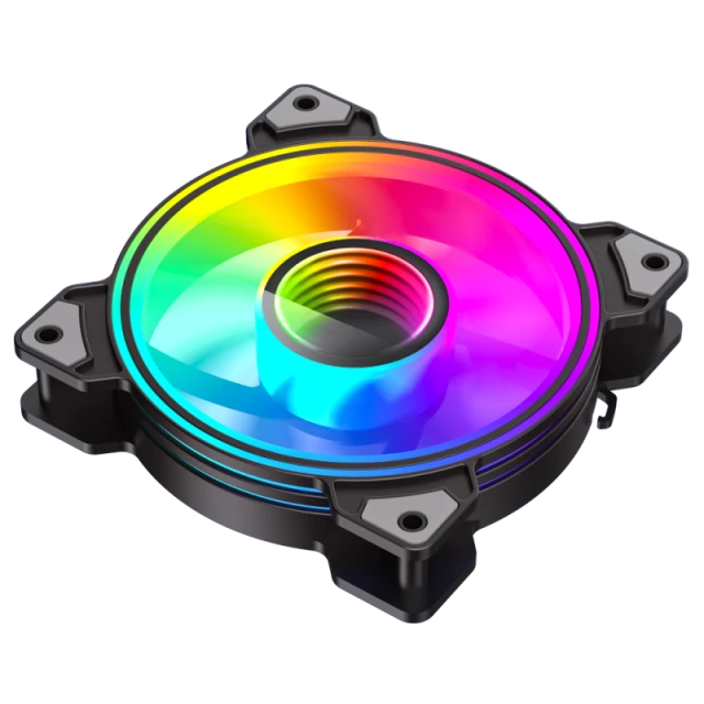 Вентилятор Gamemax DUAL RING INFINITY 120 мм Black (6931858791243)