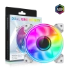 Вентилятор для корпусу Gamemax Dual Ring Infinity 120 мм White (6931858791250)