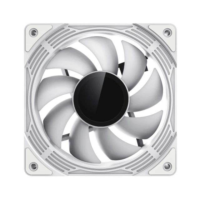 Вентилятор для корпусу Gamemax KF300 BK 120 мм White (6931858791281)
