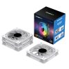 Вентилятор для корпусу Gamemax KF300 BK 120 мм White (6931858791281)