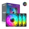 Вентилятор для корпусу Gamemax KF300R BK 120 мм Black (6931858791298)