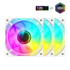 Вентилятор для корпусу Gamemax KF300R BK 120 мм White (6931858791304)