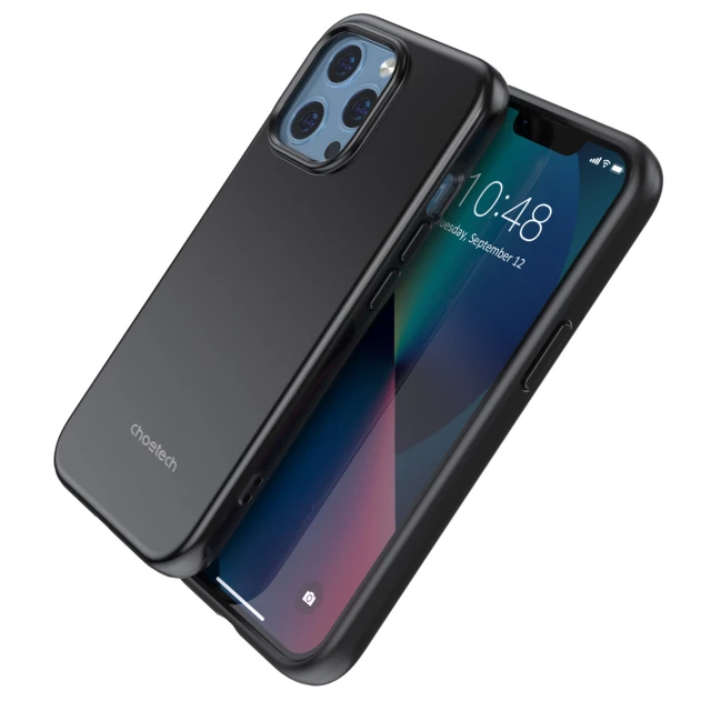 Чохол Choetech MFM Anti-Drop Case для iPhone 13 Pro Black with MagSafe (PC0113-MFM-BK)