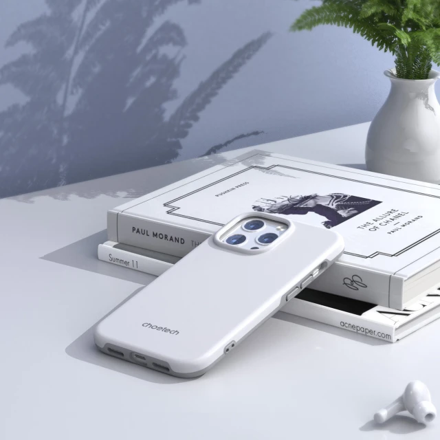 Чохол Choetech MFM Anti-Drop Case для iPhone 13 Pro White with MagSafe (PC0113-MFM-WH)