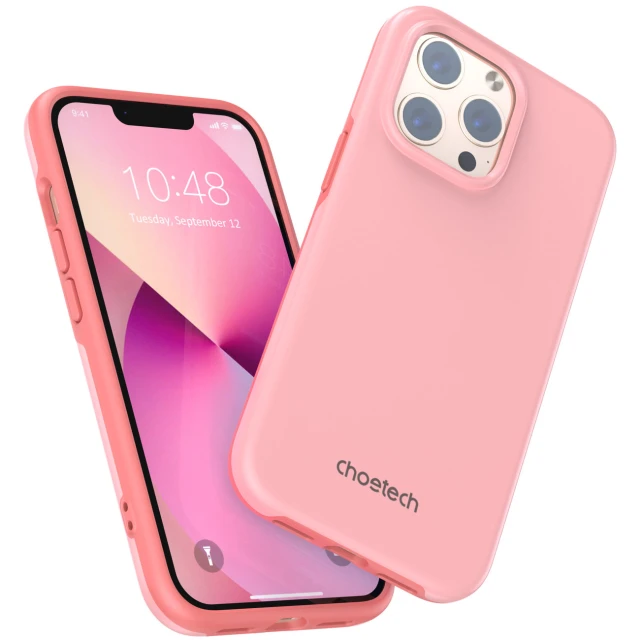 Чехол Choetech MFM Anti-Drop Case для iPhone 13 Pro Pink with MagSafe (PC0113-MFM-PK)