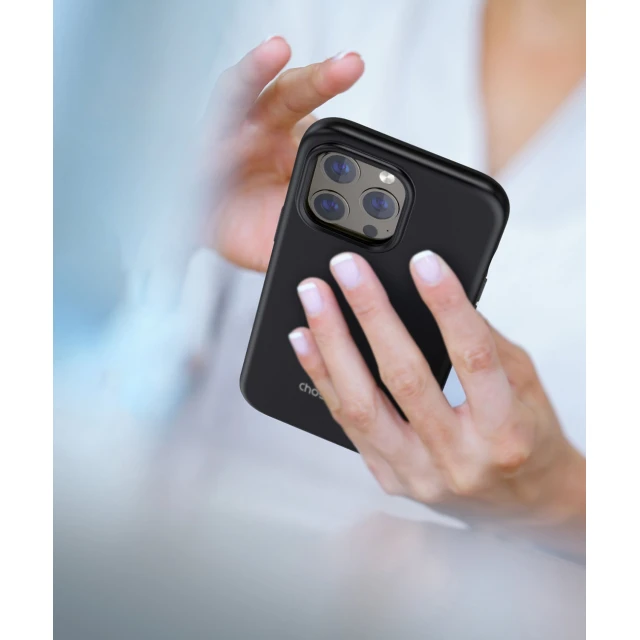 Чохол Choetech MFM Anti-Drop Case для iPhone 13 Pro Max Black with MagSafe (PC0114-MFM-BK)