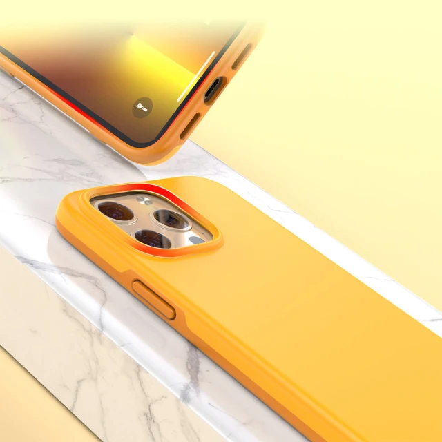 Чохол Choetech MFM Anti-Drop Case для iPhone 13 Pro Max Orange with MagSafe (PC0114-MFM-YE)
