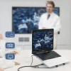 Док-станция для ноутбука Choetech 2xUSB-A/USB-C/HDMI/TF/SD Silver (HUB-M43-SL)
