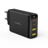 Мережевий зарядний пристрій Choetech 140W 2xUSB-C | 2xUSB-A Black (01.01.02.XX-PD6005-EU-BK)
