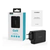 Мережевий зарядний пристрій Choetech 140W 2xUSB-C | 2xUSB-A Black (01.01.02.XX-PD6005-EU-BK)