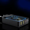 Мережевий зарядний пристрій Choetech 140W 2xUSB-C | 2xUSB-A Black (01.01.02.XX-PD6005-EU-BK)