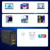 Мережевий зарядний пристрій Choetech 140W 2xUSB-C | 2xUSB-A Black (01.01.02.XX-PD6005-EU-BK)