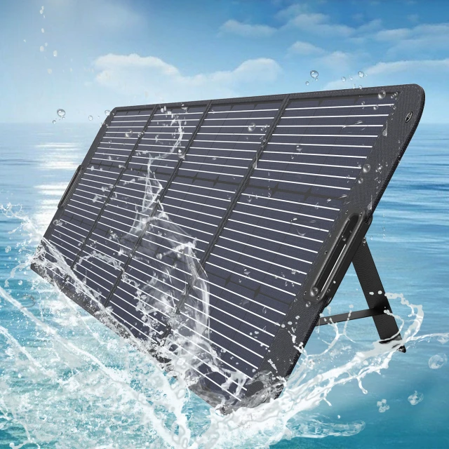 Складное солнечное зарядное устройство Choetech 200W Black (01.01.04.XX-SC011-BK)